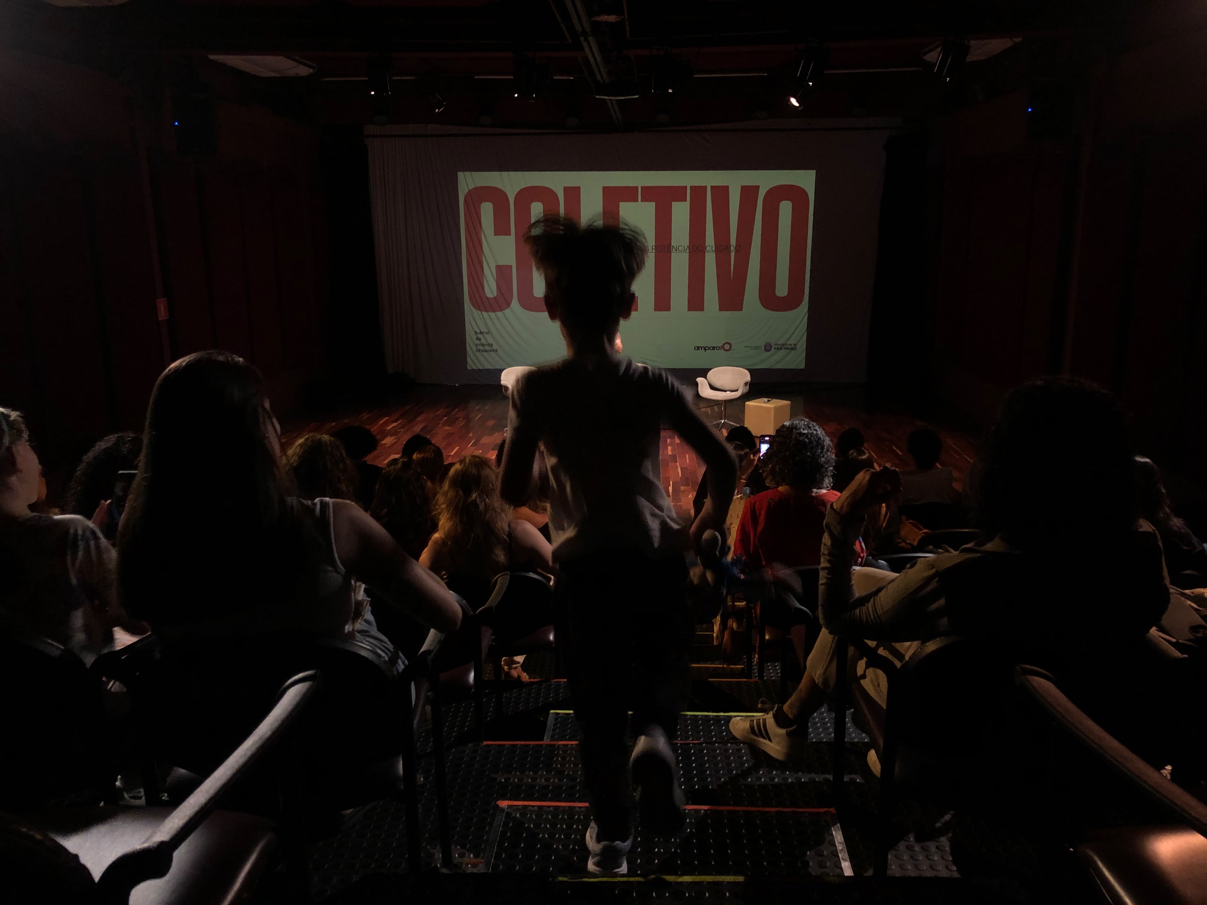 Público reunido no auditório durante o lançamento.